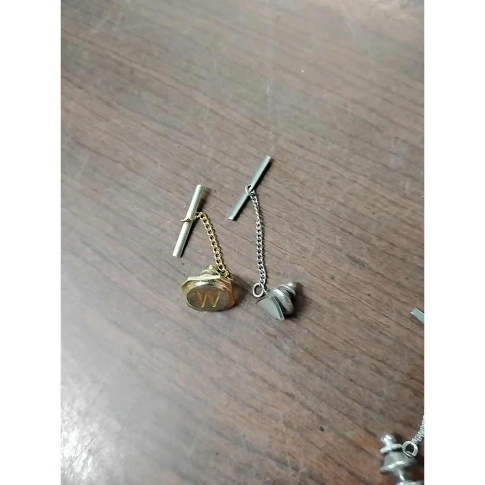 4‎ lot Vintage Tie Tack Lapel Pin